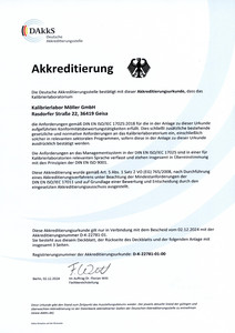 DAkkS - Akkreditierung Messtechnik Möller